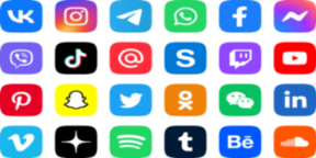 social media icons